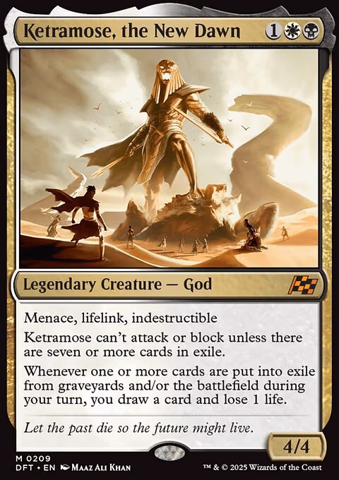 Ketramose, the New Dawn trading card